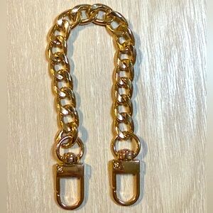 CHAIN NEW GOLD TONED CHAIN LINKED CHAIN, 8”